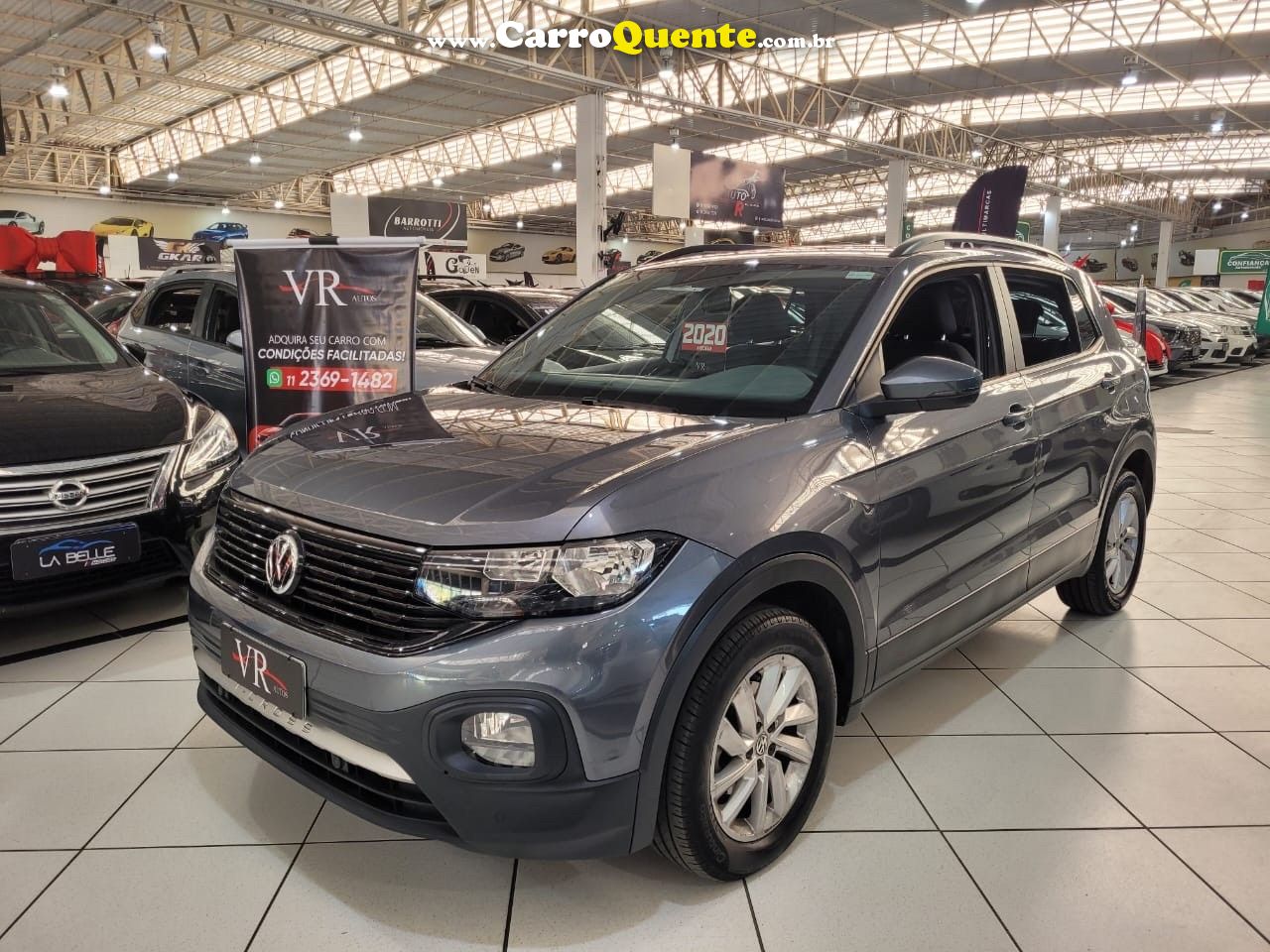 VOLKSWAGEN T-CROSS 1.0 200 TSI 2020 KM 36.000 MUITO NOVA ! - Loja