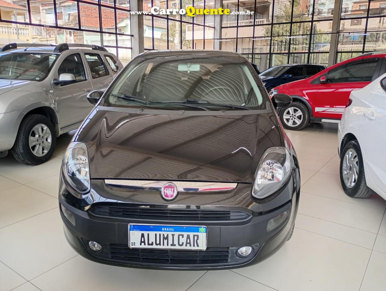 FIAT   PUNTO ATTRACTIVE 1.4 FIRE FLEX 8V 5P   PRETO 2015 1.4 FLEX - Loja