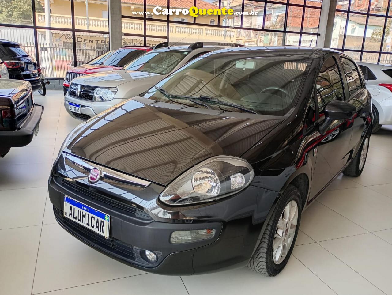 FIAT   PUNTO ATTRACTIVE 1.4 FIRE FLEX 8V 5P   PRETO 2015 1.4 FLEX - Loja