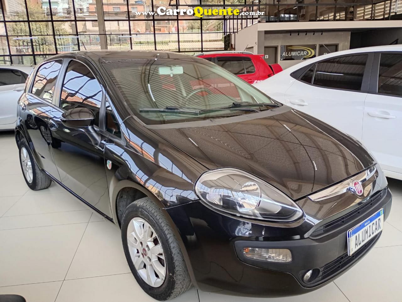 FIAT   PUNTO ATTRACTIVE 1.4 FIRE FLEX 8V 5P   PRETO 2015 1.4 FLEX - Loja