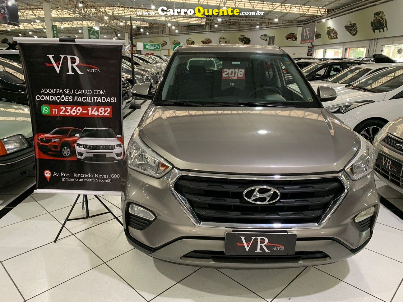 HYUNDAI CRETA 1.6 16V PULSE 2018 MUITO NOVO  KM 58.000 - Loja