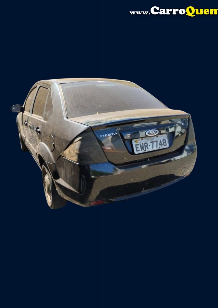 FORD   FIESTA SEDAN 1.6 FLEX   PRETO 2012 1.6 FLEX - Loja