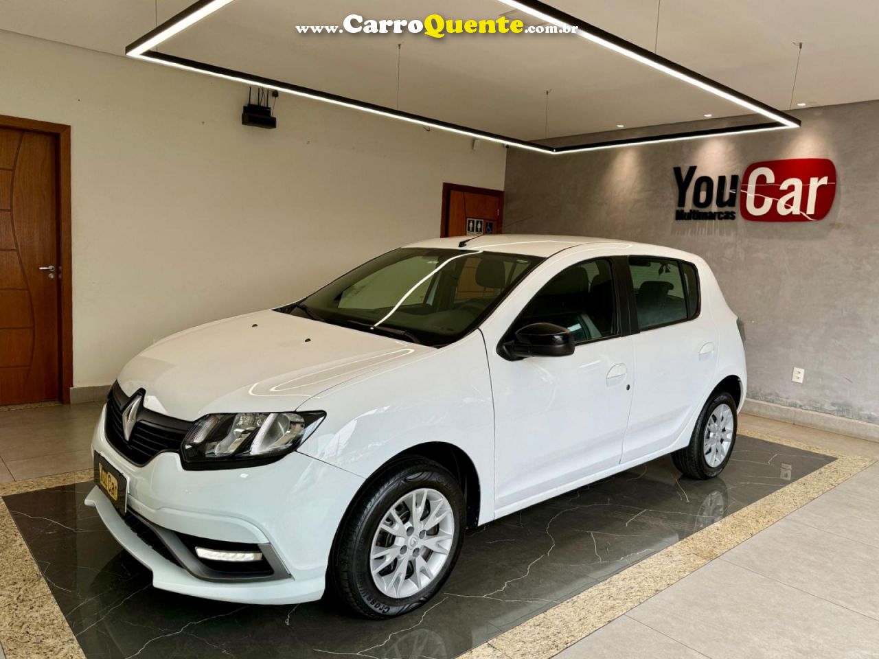 RENAULT   SANDERO S EDITION FLEX 1.0 12V 5P MEC.   BRANCO 2023 1.0 FLEX - Loja