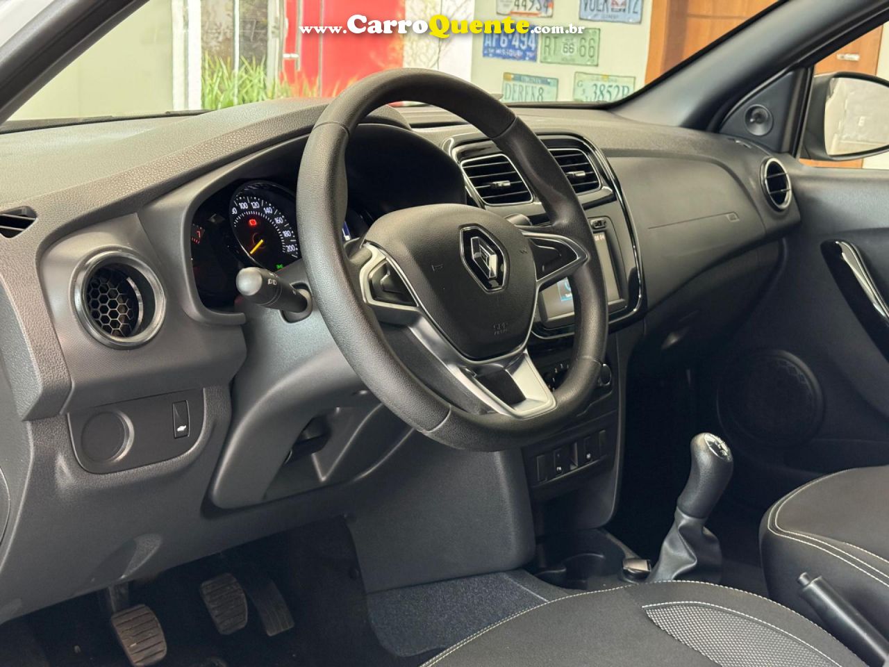 RENAULT   SANDERO S EDITION FLEX 1.0 12V 5P MEC.   BRANCO 2023 1.0 FLEX - Loja