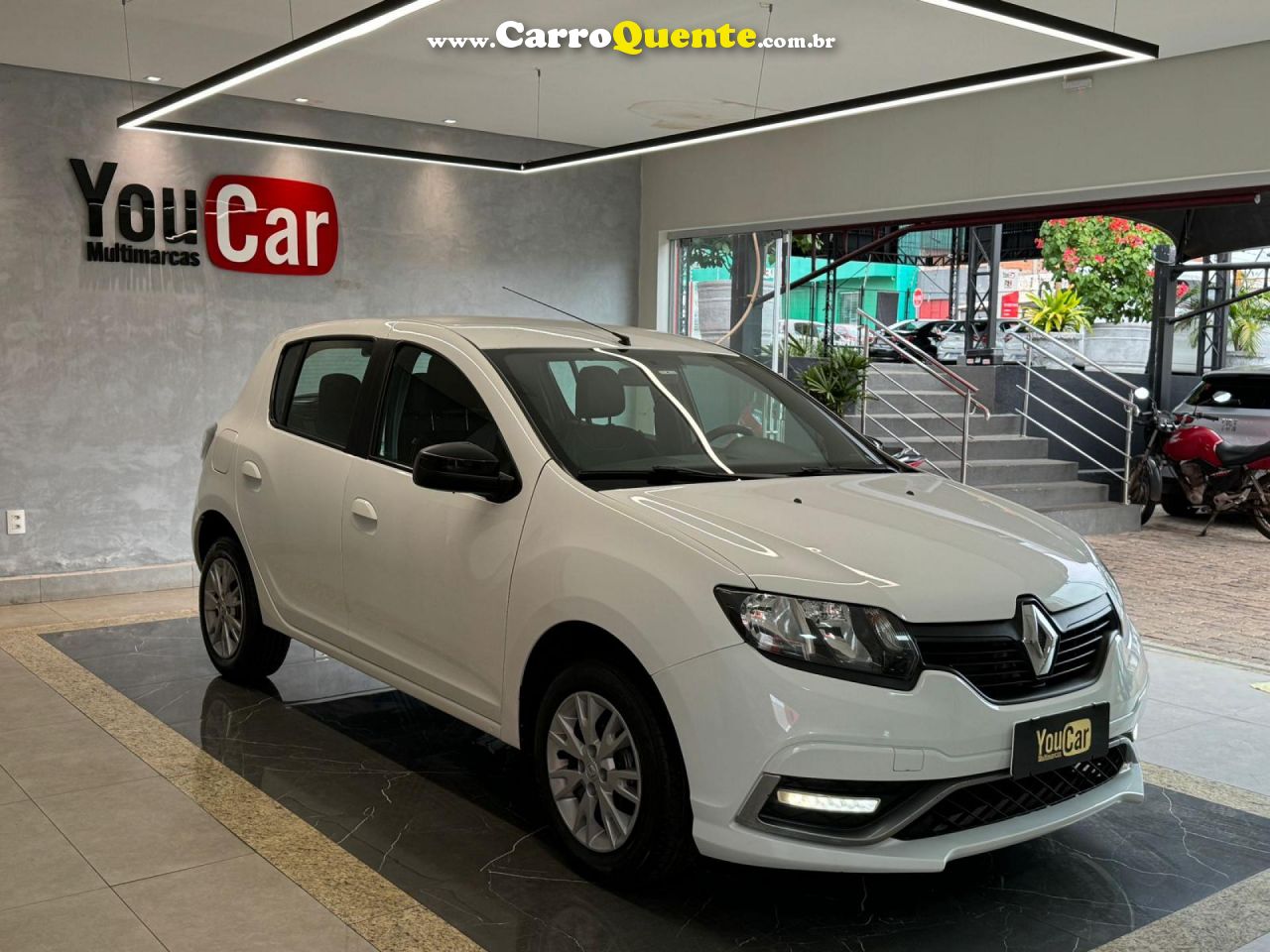 RENAULT   SANDERO S EDITION FLEX 1.0 12V 5P MEC.   BRANCO 2023 1.0 FLEX - Loja