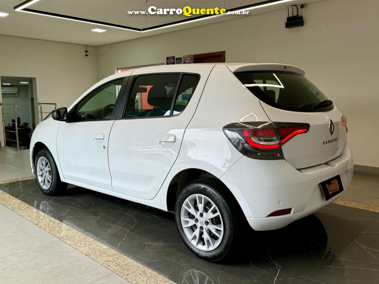 RENAULT   SANDERO S EDITION FLEX 1.0 12V 5P MEC.   BRANCO 2023 1.0 FLEX - Loja