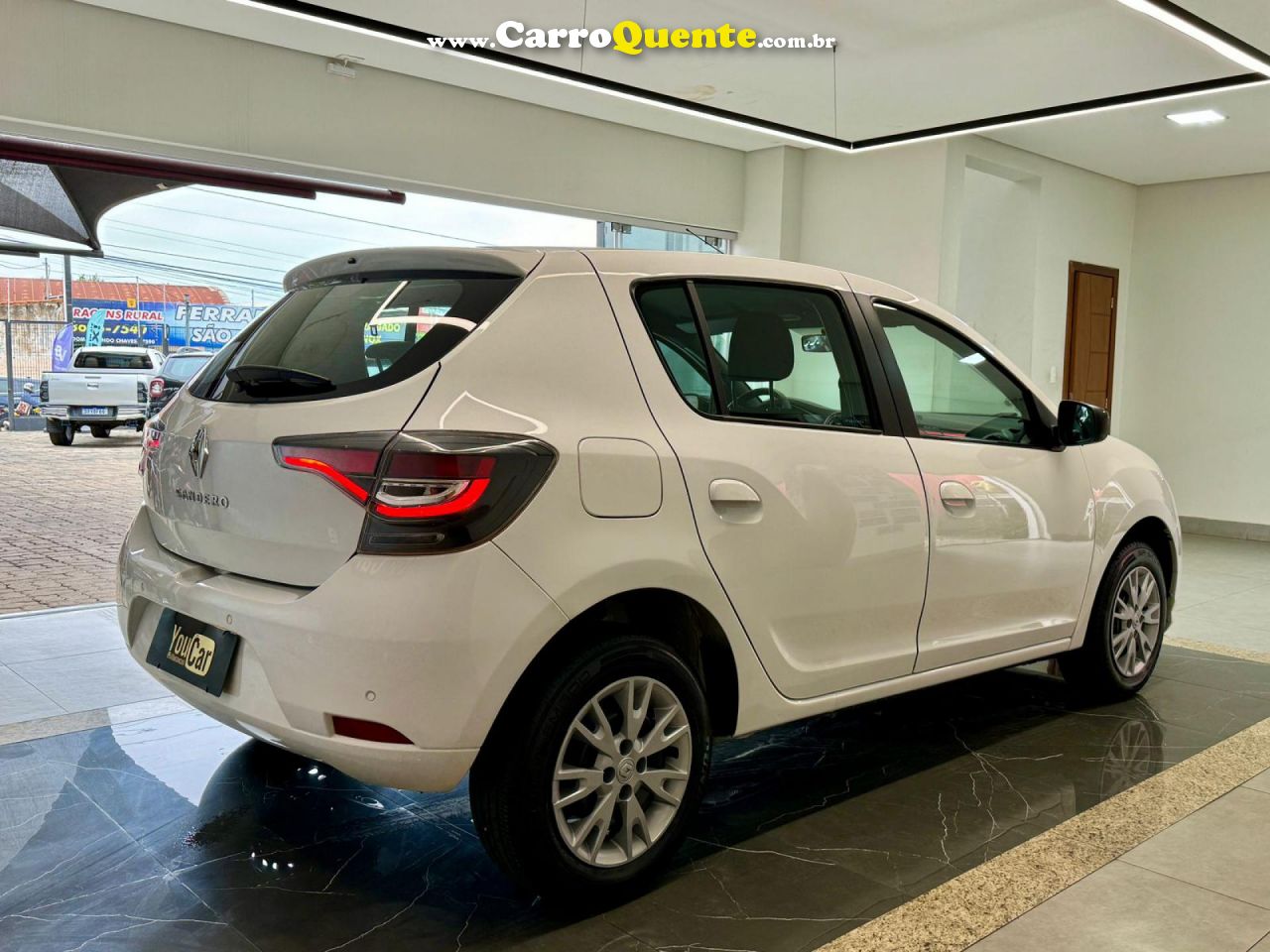 RENAULT   SANDERO S EDITION FLEX 1.0 12V 5P MEC.   BRANCO 2023 1.0 FLEX - Loja