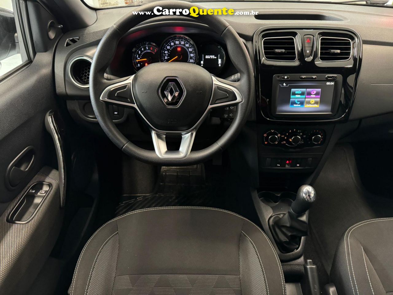 RENAULT   SANDERO S EDITION FLEX 1.0 12V 5P MEC.   BRANCO 2023 1.0 FLEX - Loja