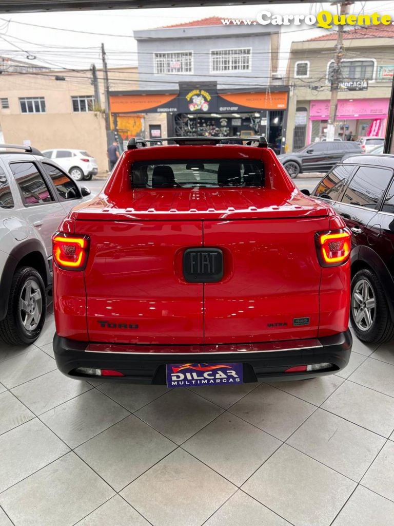 FIAT   TORO ULTRA 2.0 16V 4X4 TB DIESEL AUT.   VERMELHO 2022 2.0 DIESEL - Loja