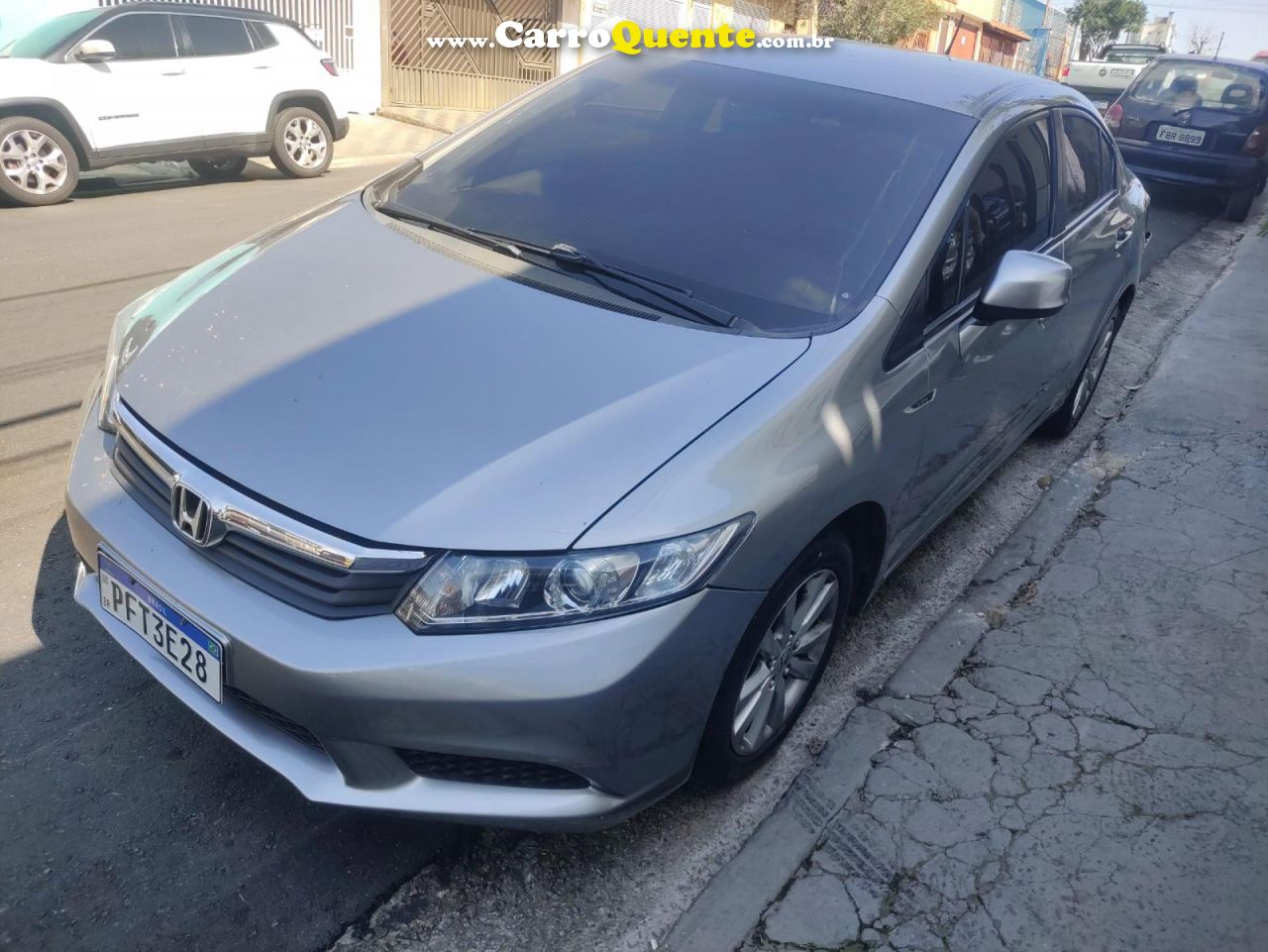 HONDA   CIVIC SEDAN LXS 1.81.8 FLEX 16V MEC. 4P   CINZA 2013 1.8 FLEX - Loja