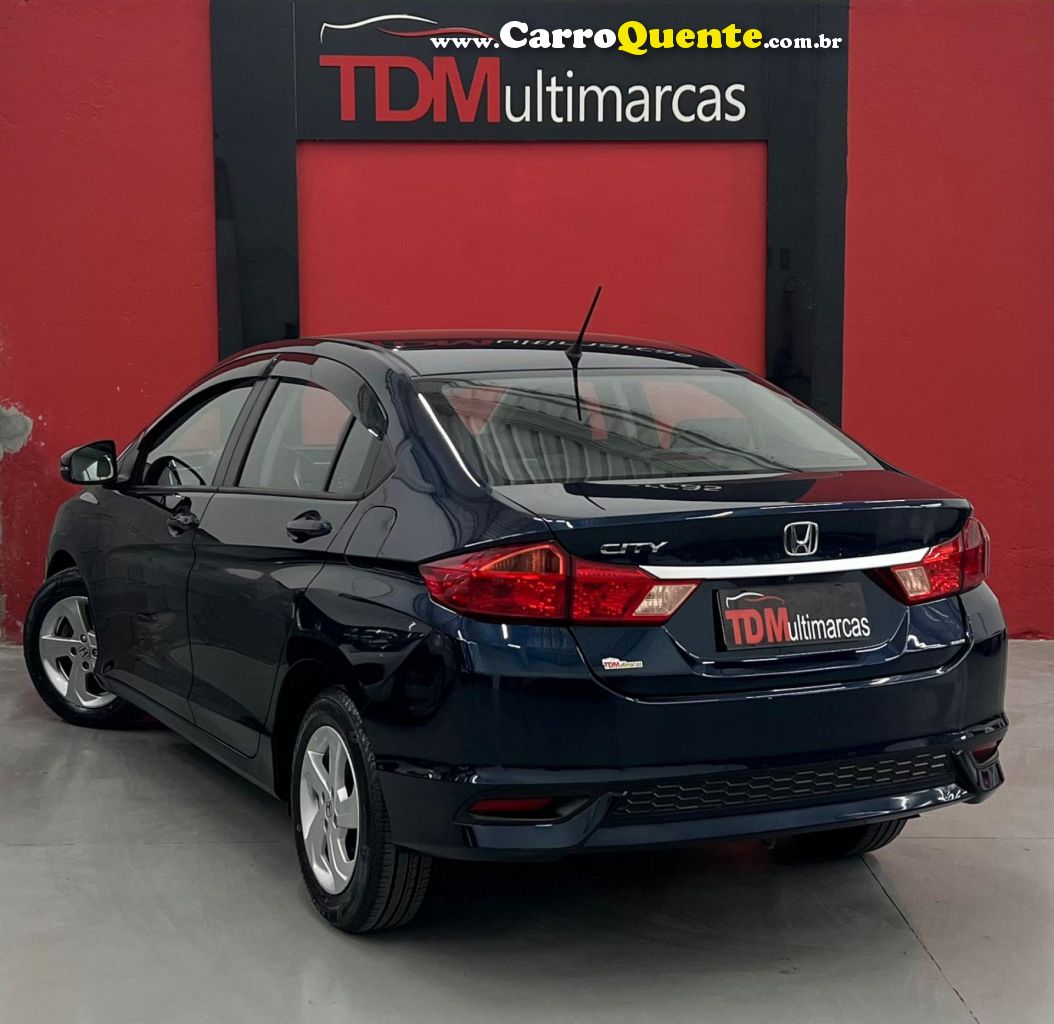 HONDA   CITY SEDAN PERSONAL 1.5 FLEX 16V AUT.   AZUL 2019 1.5 FLEX - Loja