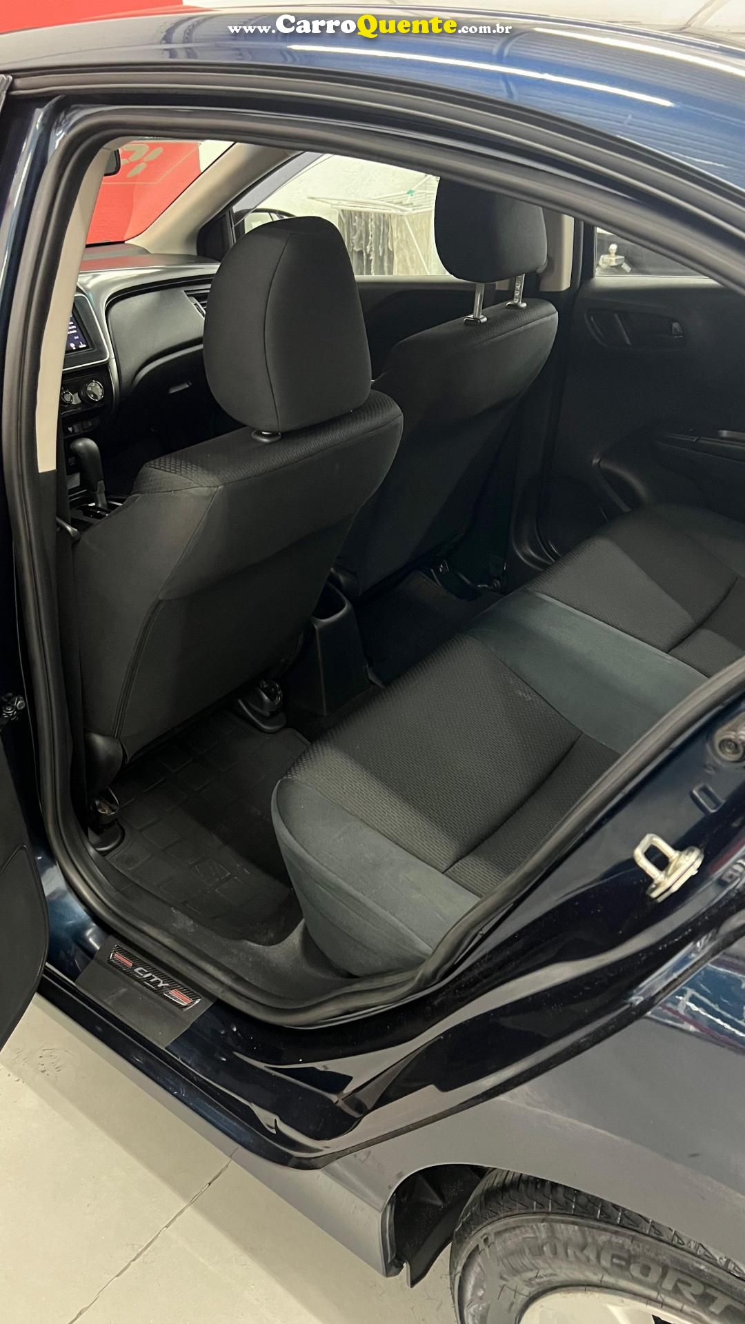 HONDA   CITY SEDAN PERSONAL 1.5 FLEX 16V AUT.   AZUL 2019 1.5 FLEX - Loja