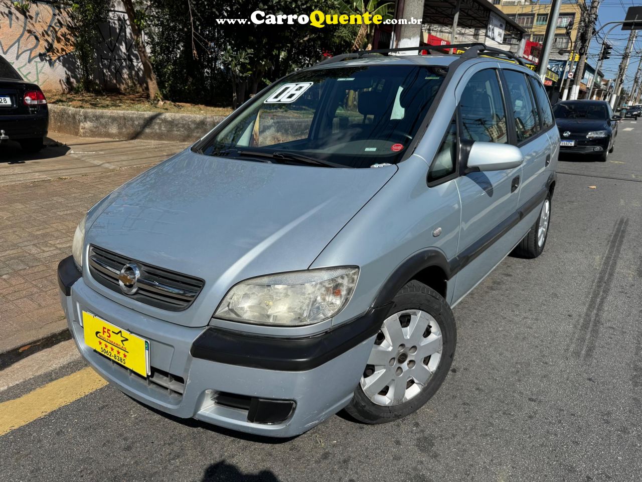 CHEVROLET   ZAFIRA EXPRES. 2.0 MPFI FLEXPOWER 5P AUT   PRATA 2008 2.0 FLEX - Loja