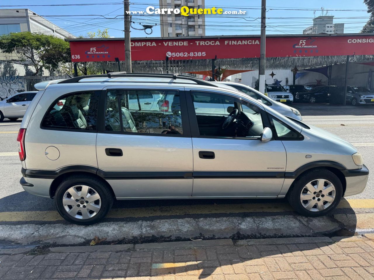 CHEVROLET   ZAFIRA EXPRES. 2.0 MPFI FLEXPOWER 5P AUT   PRATA 2008 2.0 FLEX - Loja