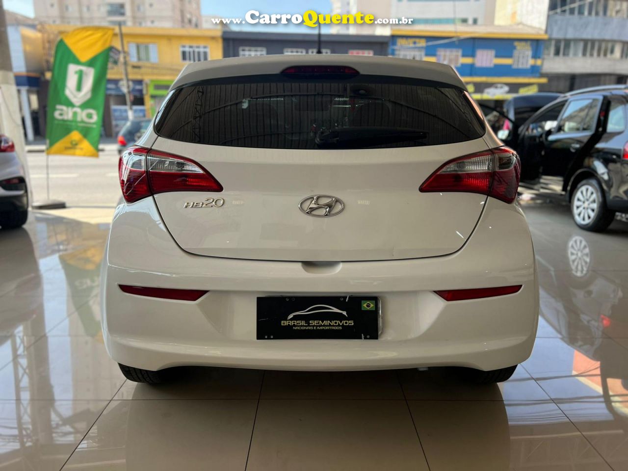 HYUNDAI   HB20 COMF.C.PLUSC.STYLE 1.0 FLEX 12V   BRANCO 2017 1.0 FLEX - Loja