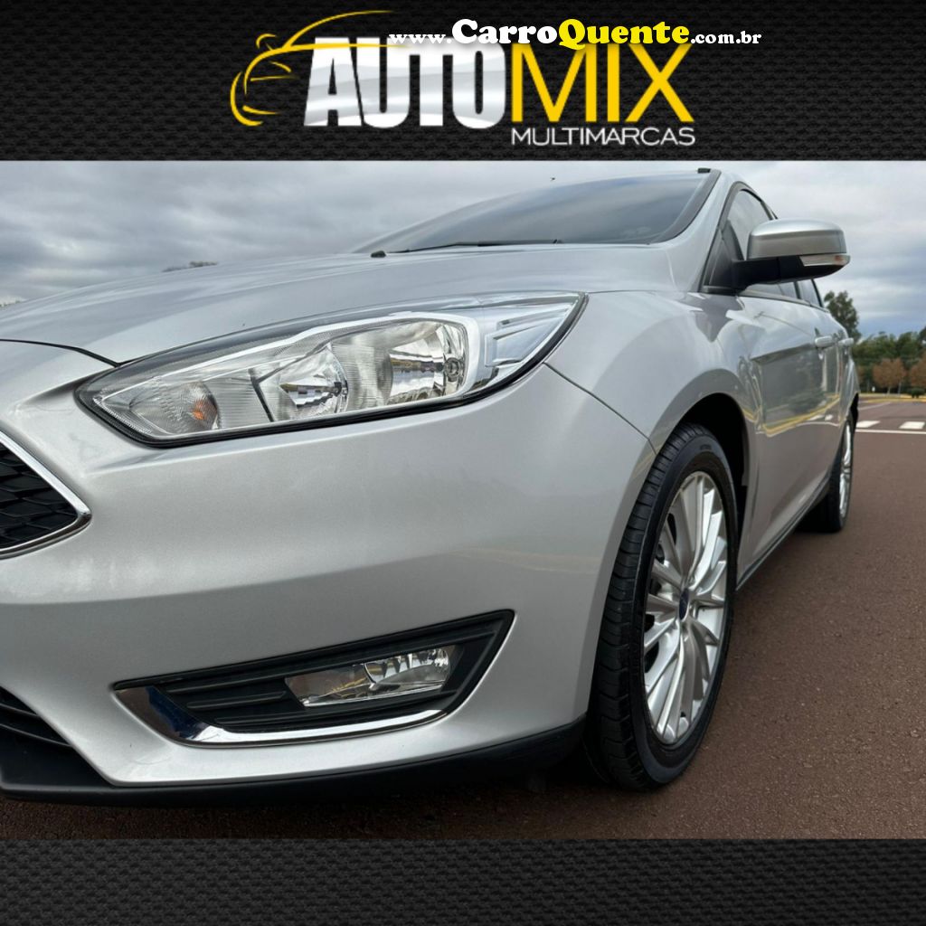 FORD   FOCUS 2.0 16VSESE PLUS FLEX 5P AUT.   PRATA 2018 2.0 FLEX - Loja