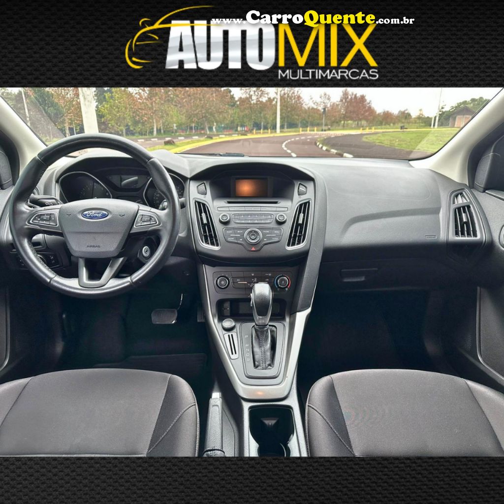 FORD   FOCUS 2.0 16VSESE PLUS FLEX 5P AUT.   PRATA 2018 2.0 FLEX - Loja