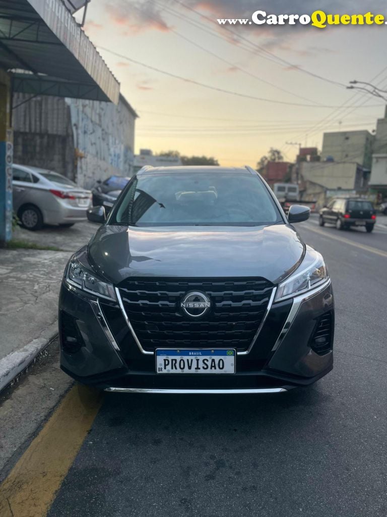 NISSAN   KICKS SENSE 1.6 16V FLEX AUT.   CINZA 2024 1.6 FLEX - Loja