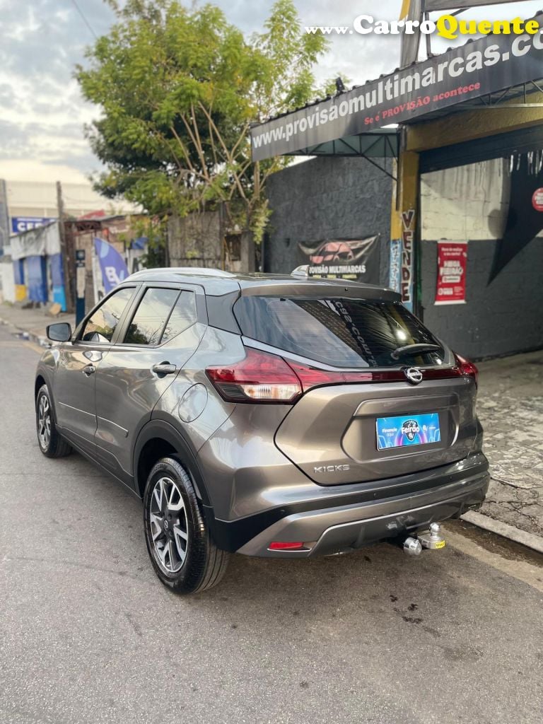 NISSAN   KICKS SENSE 1.6 16V FLEX AUT.   CINZA 2024 1.6 FLEX - Loja