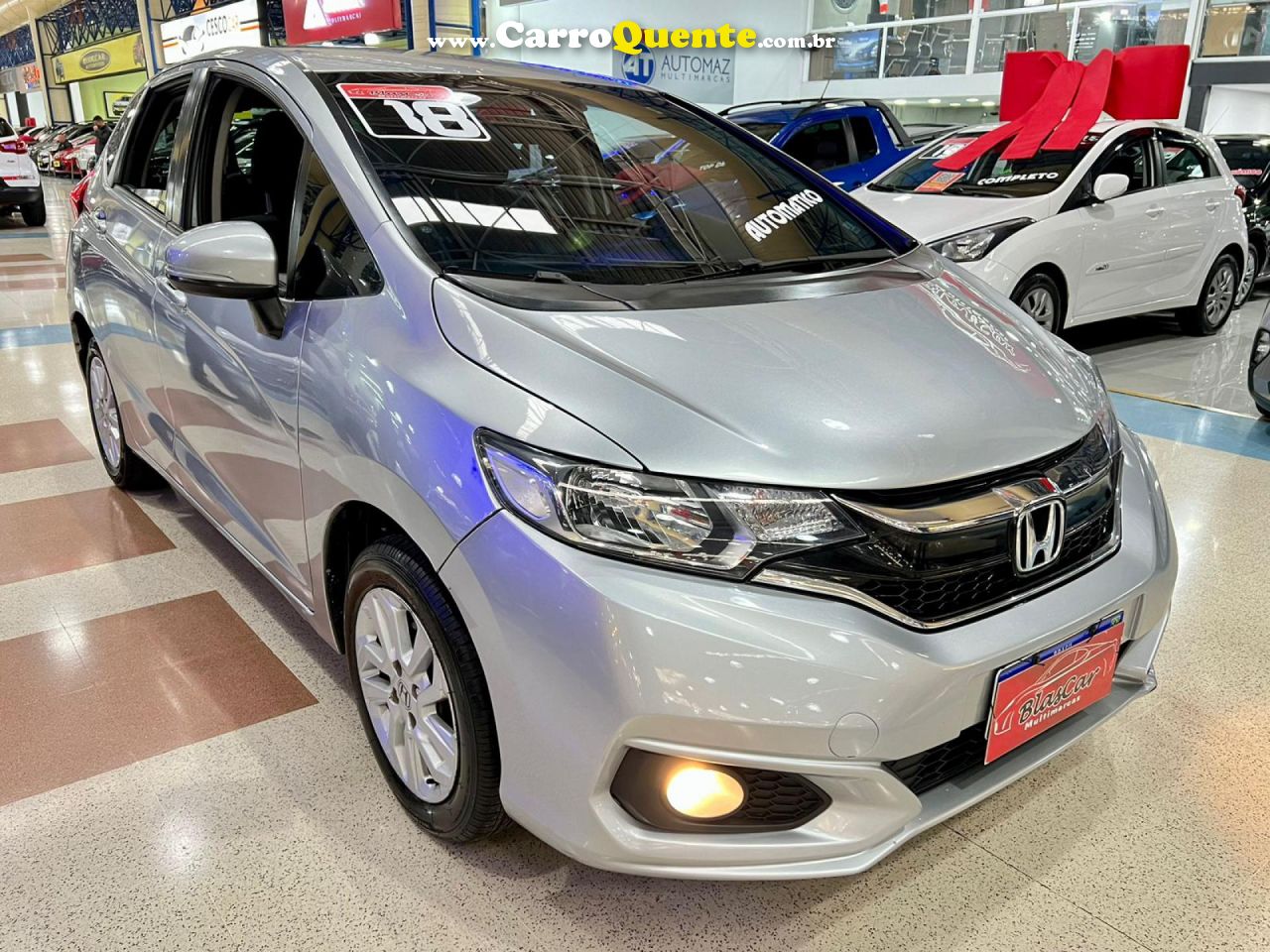 HONDA   FIT LX 1.5 FLEXONE 16V 5P AUT.   CINZA 2018 1.5 GASOLINA - Loja