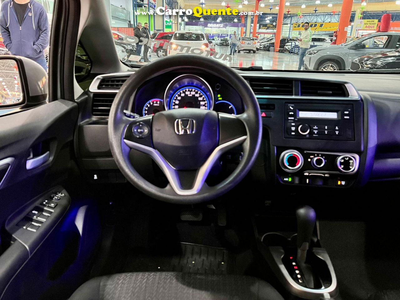 HONDA   FIT LX 1.5 FLEXONE 16V 5P AUT.   CINZA 2018 1.5 GASOLINA - Loja