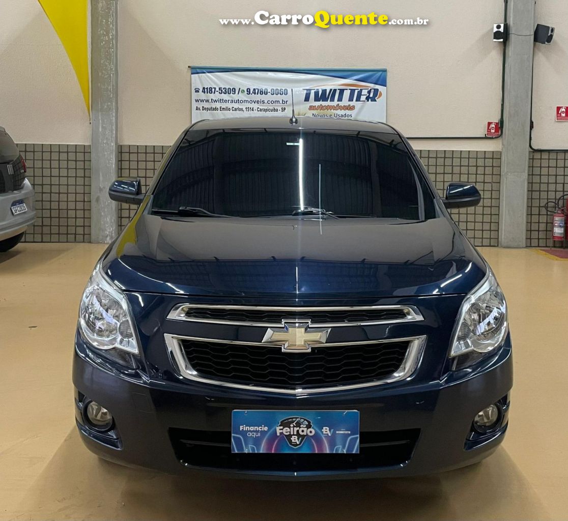 CHEVROLET   COBALT LTZ 1.4 8V FLEXPOWERECONOFLEX 4P   AZUL 2015 1.4 FLEX - Loja