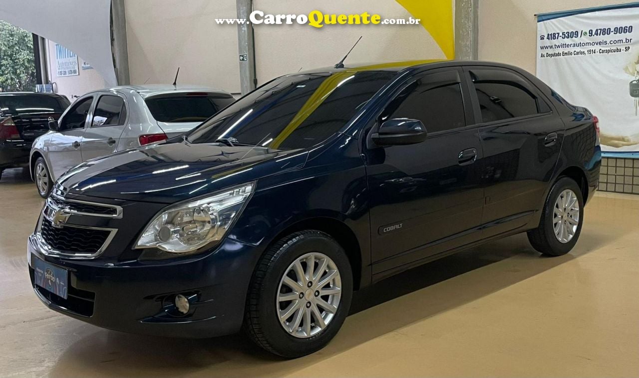 CHEVROLET   COBALT LTZ 1.4 8V FLEXPOWERECONOFLEX 4P   AZUL 2015 1.4 FLEX - Loja