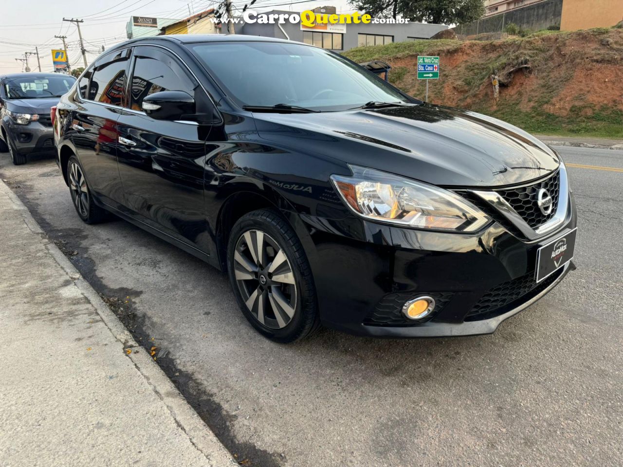 NISSAN   INISSAN SENTRA 20SV CVT   PRETO 2018 2.0 FLEX - Loja