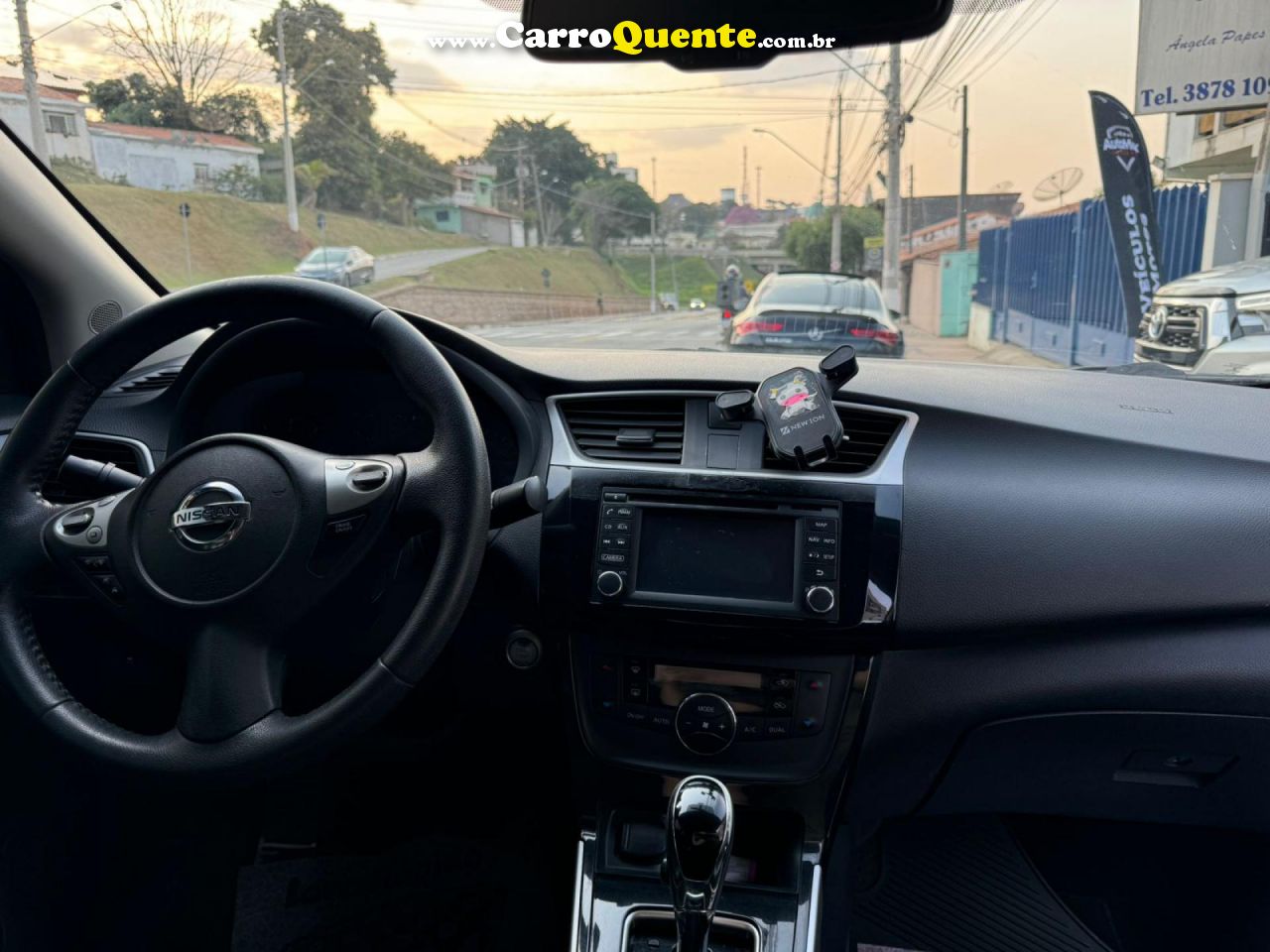 NISSAN   INISSAN SENTRA 20SV CVT   PRETO 2018 2.0 FLEX - Loja