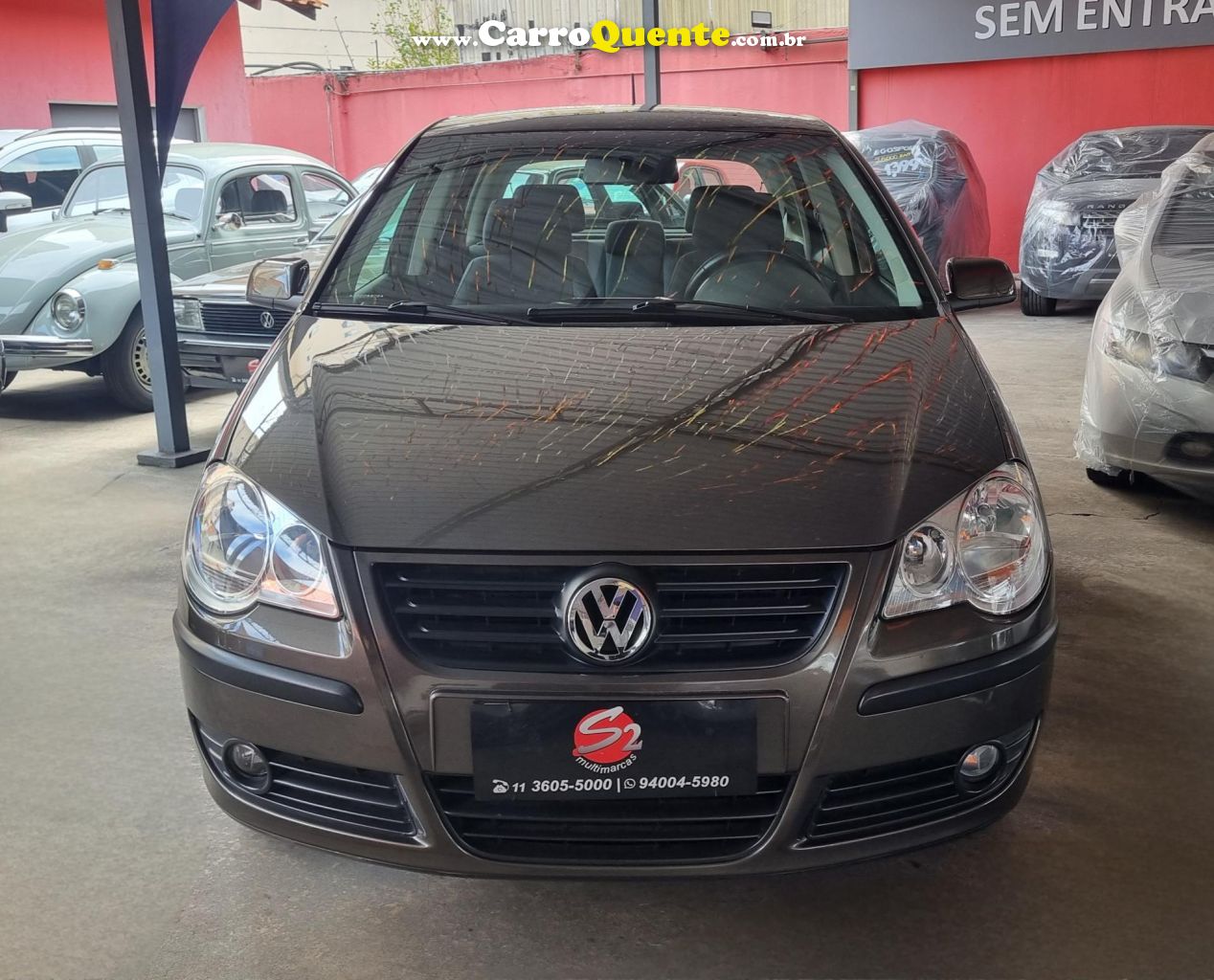 VOLKSWAGEN   POLO SPORTLINE 1.6 MI TOTAL FLEX 8V 5P   CINZA 2009 1.6 FLEX - Loja