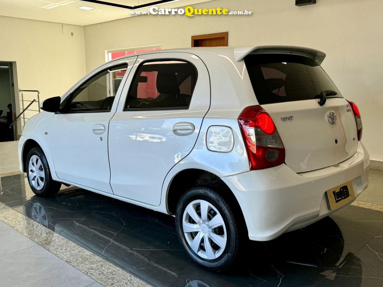 TOYOTA   ETIOS X 1.3 FLEX 16V 5P AUT.   BRANCO 2019 1.3 FLEX - Loja