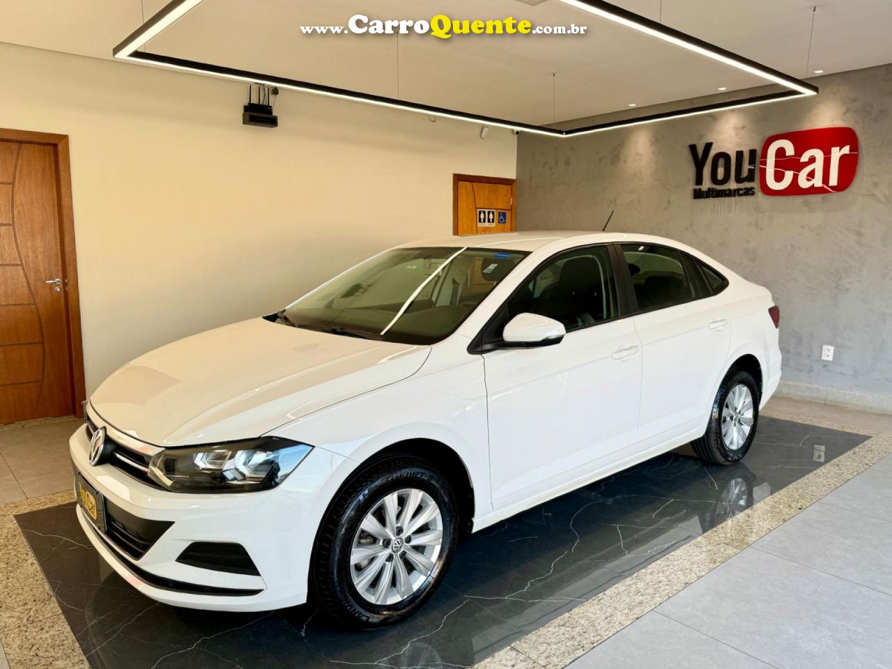 VOLKSWAGEN   VIRTUS 1.6 MSI FLEX 16V 5P MEC.   BRANCO 2022 1.6 FLEX - Loja