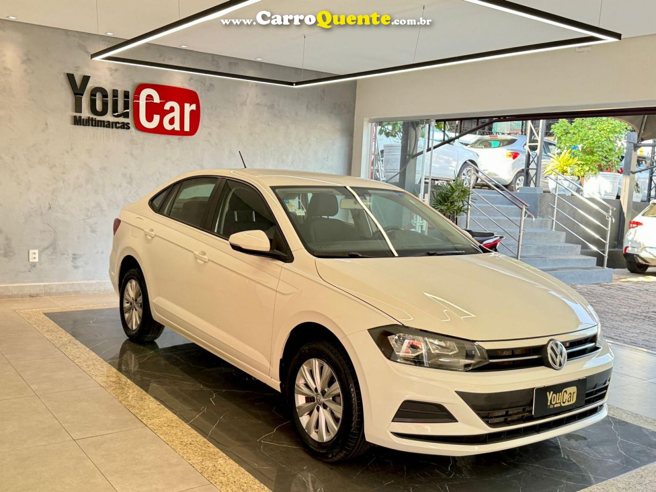 VOLKSWAGEN   VIRTUS 1.6 MSI FLEX 16V 5P MEC.   BRANCO 2022 1.6 FLEX - Loja