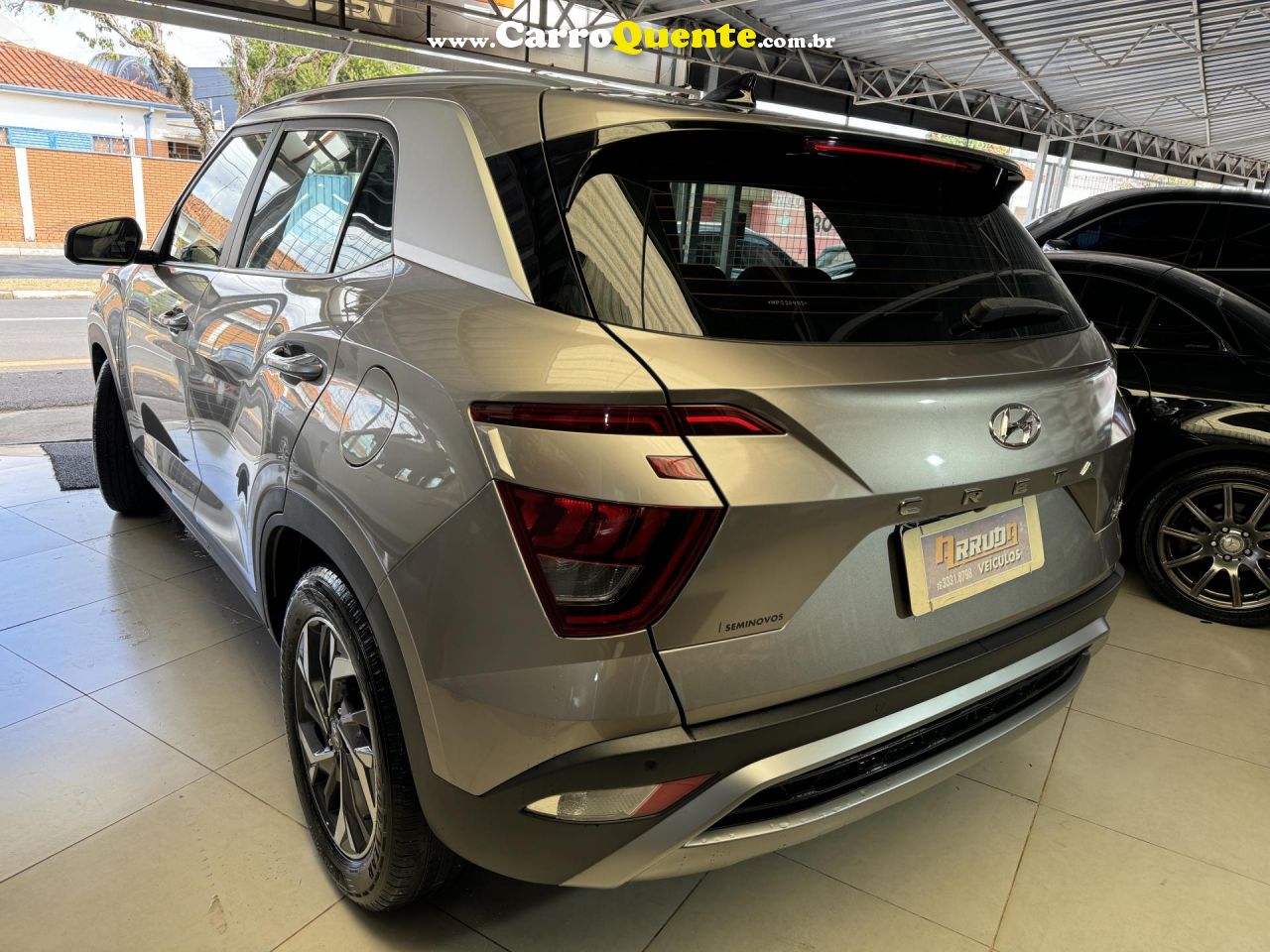 HYUNDAI   CRETA PLATINUM 1.0 TB 12V FLEX AUT.   PRATA 2022 1.0 FLEX - Loja