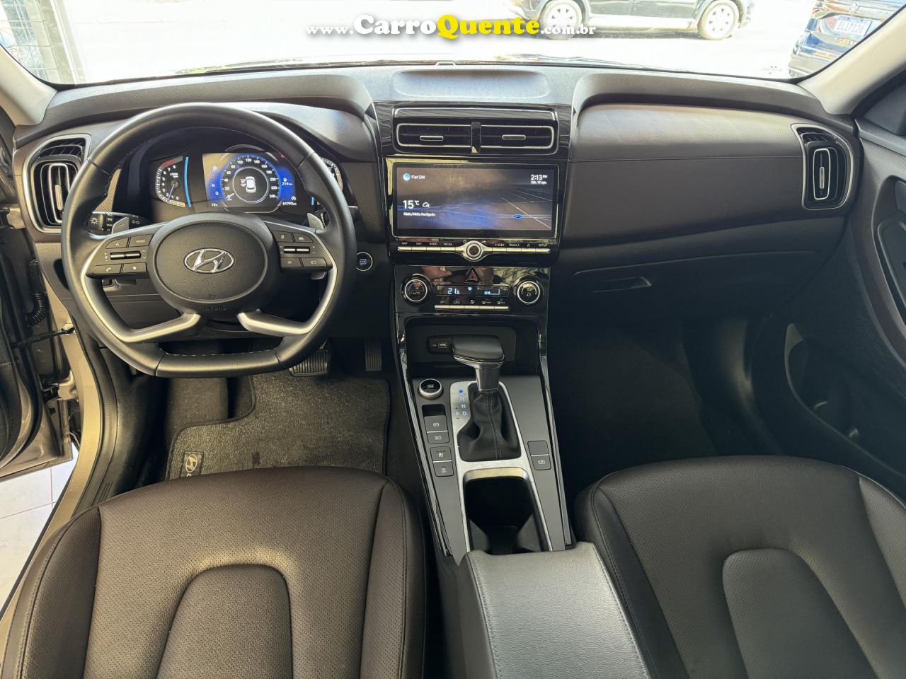 HYUNDAI   CRETA PLATINUM 1.0 TB 12V FLEX AUT.   PRATA 2022 1.0 FLEX - Loja