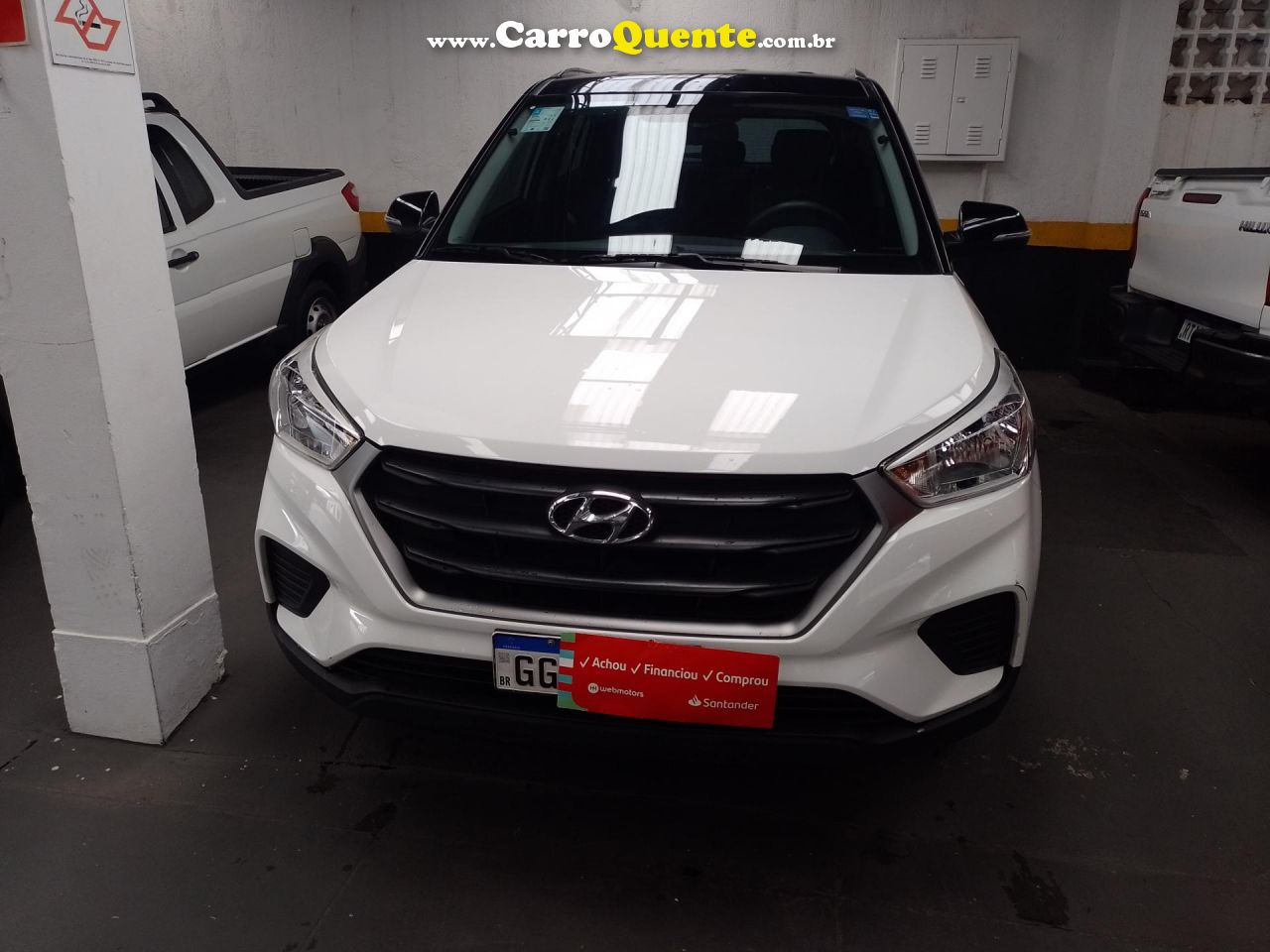 HYUNDAI   CRETA ATTITUDE 1.6 16V FLEX AUT.(PCD)   BRANCO 2021 1.6 FLEX - Loja