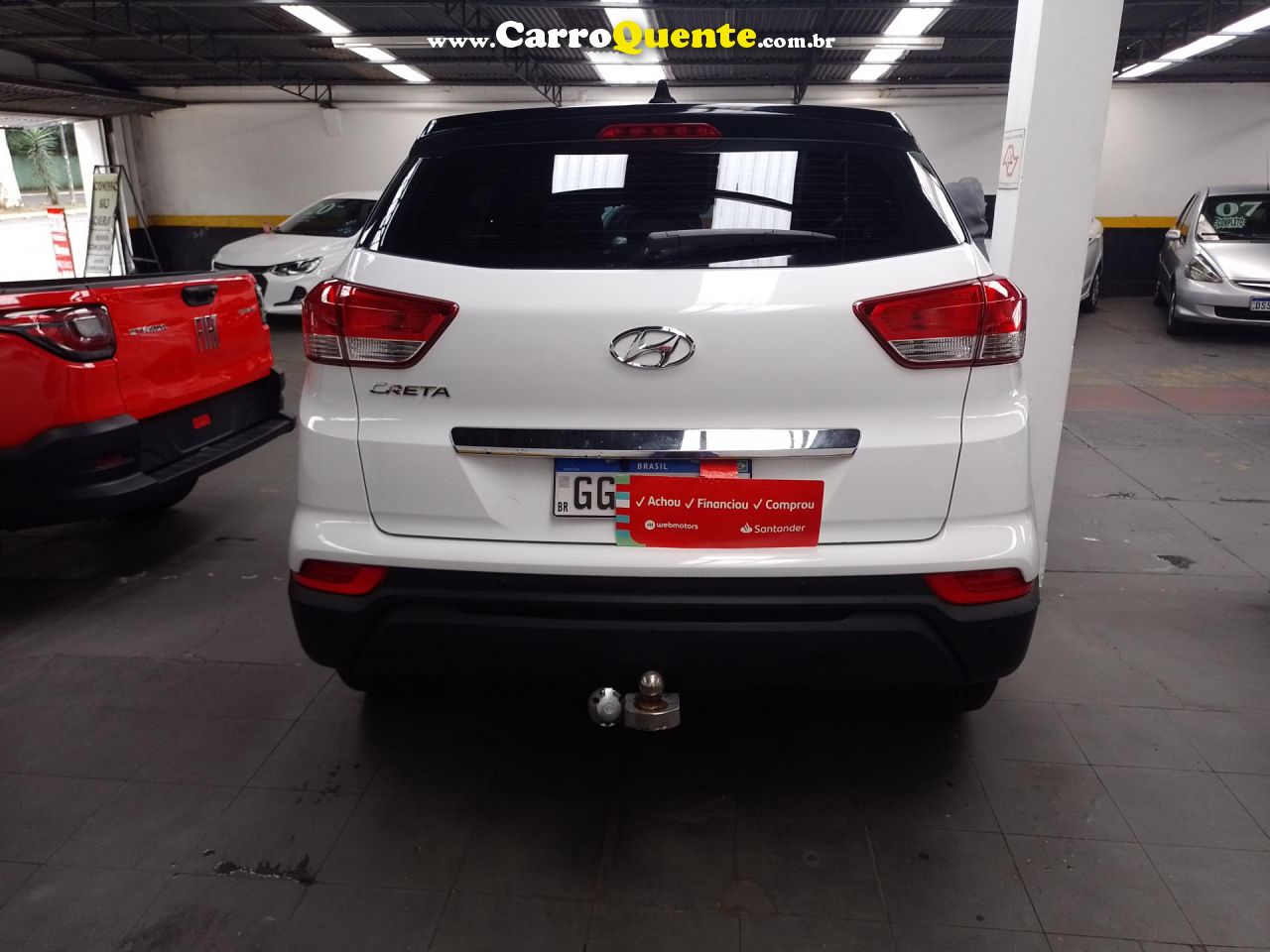 HYUNDAI   CRETA ATTITUDE 1.6 16V FLEX AUT.(PCD)   BRANCO 2021 1.6 FLEX - Loja