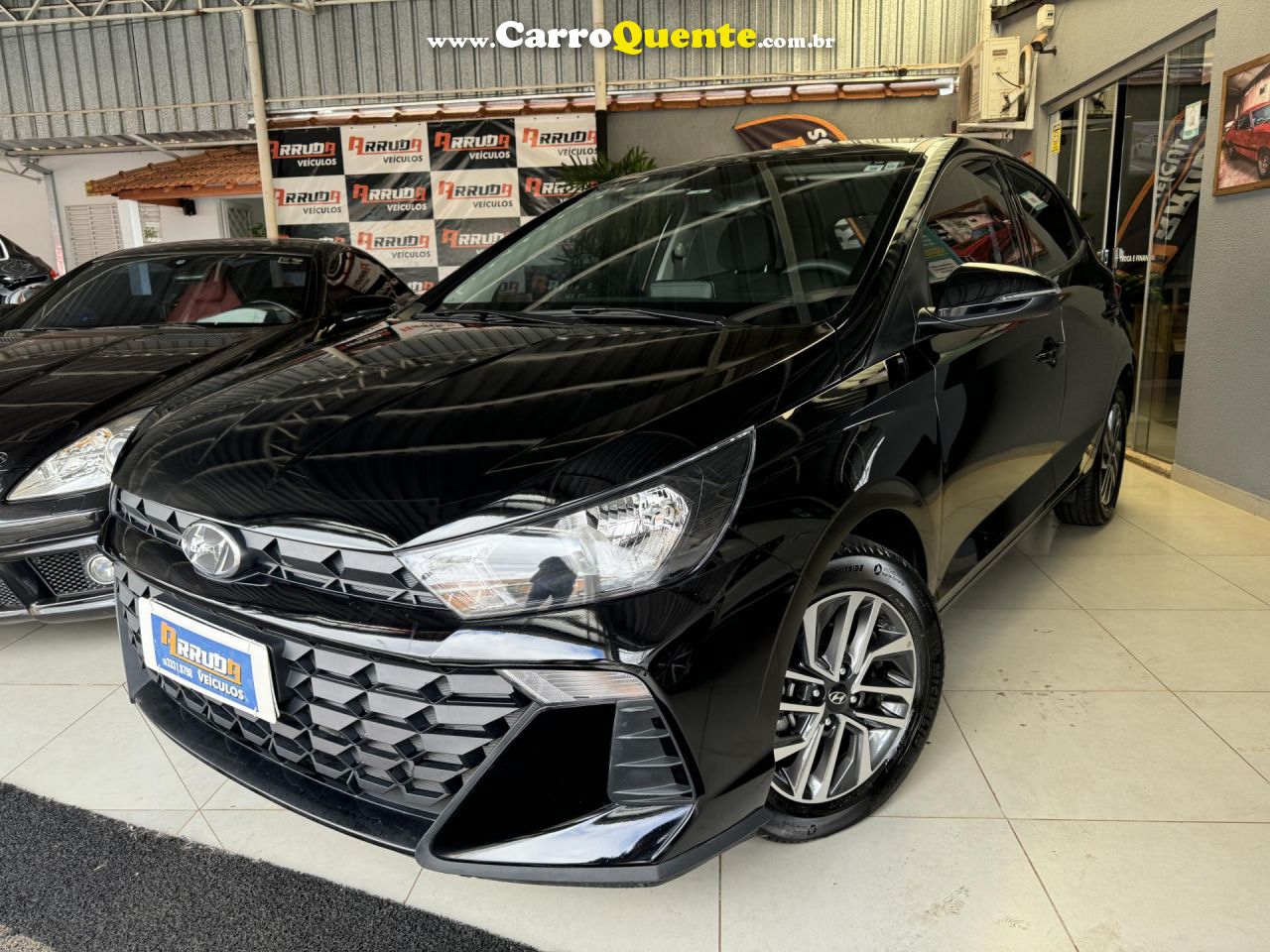 HYUNDAI   HB20 LIMITED 1.0 FLEX 12V MEC.   PRETO 2024 1.0 FLEX - Loja