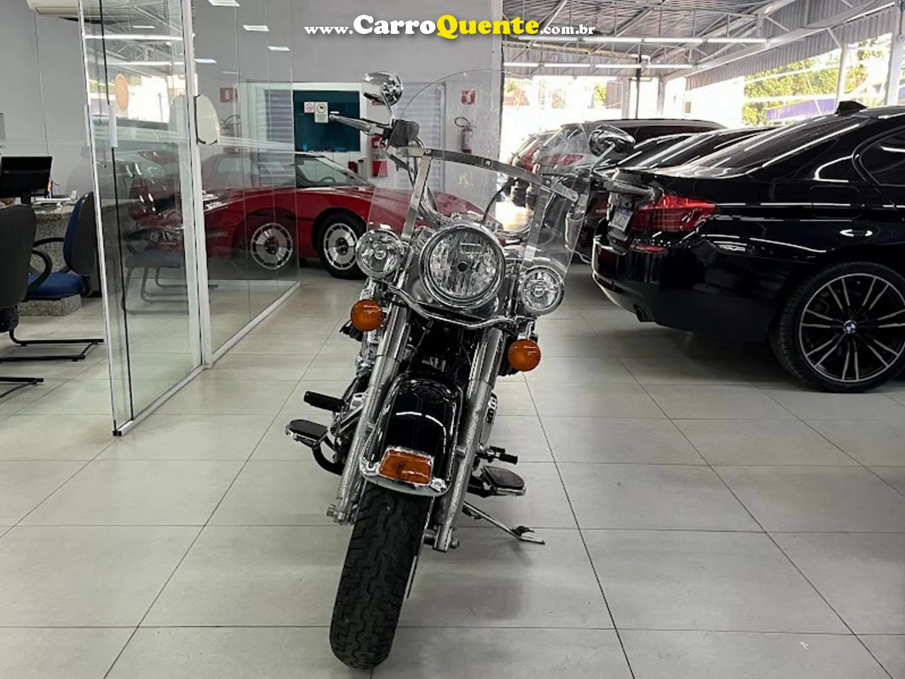 HARLEY-DAVIDSON   HARLEY DAVIDSON HERITAGE SOFTAIL 1600CC   PRETO 2008 1600CC GASOLINA - Loja