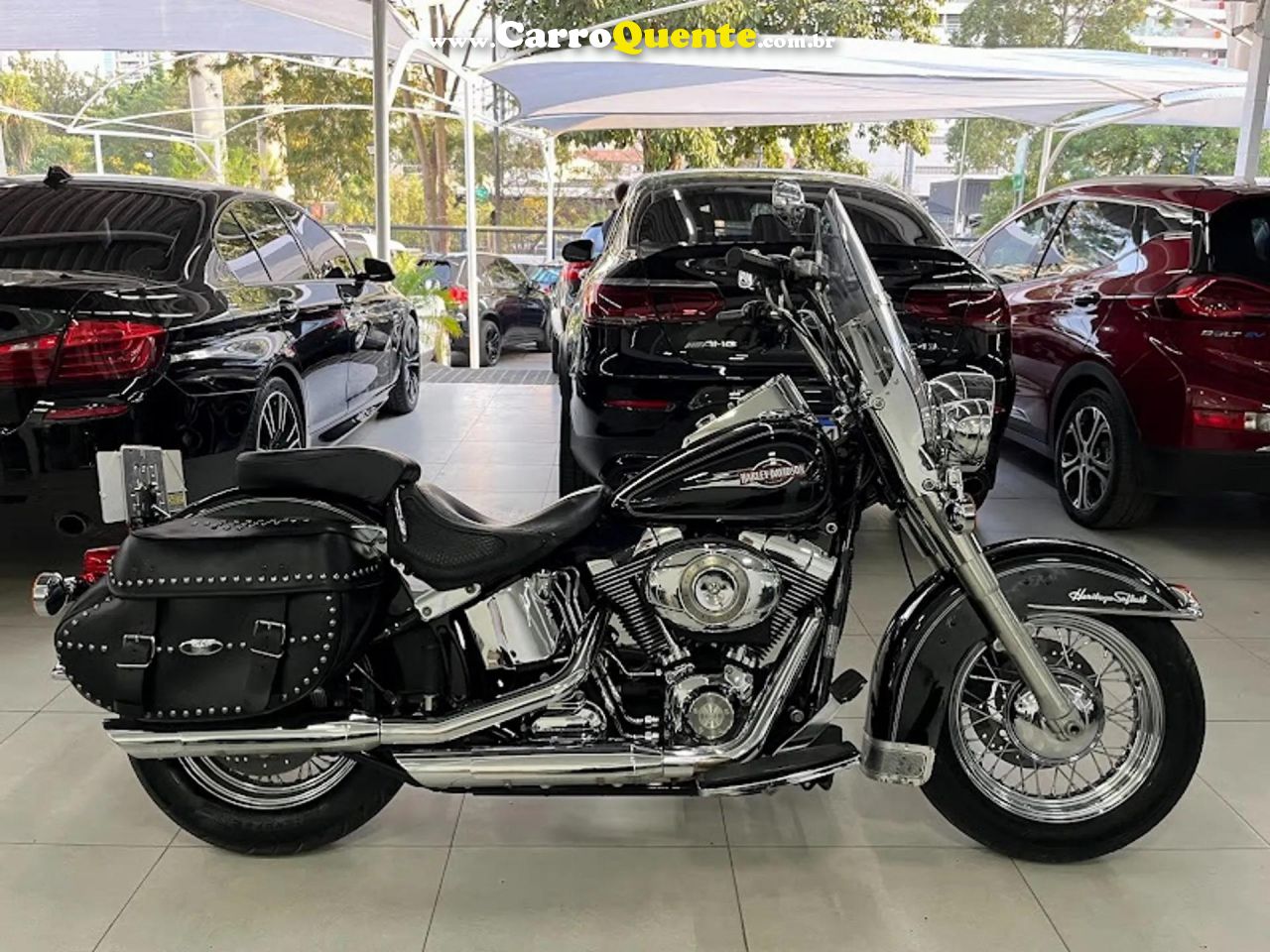 HARLEY-DAVIDSON   HARLEY DAVIDSON HERITAGE SOFTAIL 1600CC   PRETO 2008 1600CC GASOLINA - Loja