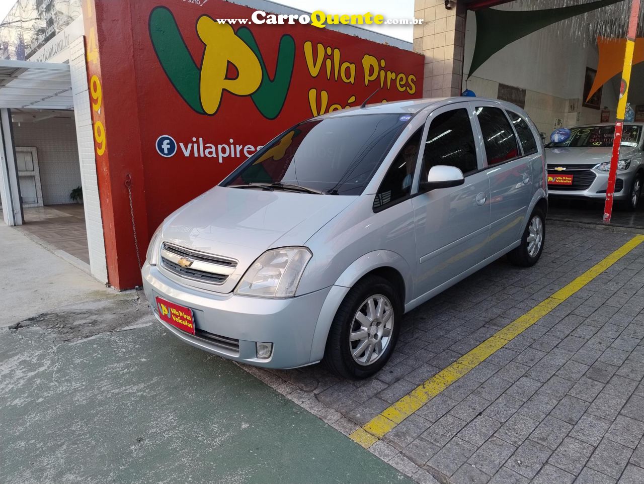 CHEVROLET   MERIVA MAXX 1.4 MPFI 8V ECONOFLEX 5P   PRATA 2012 1.4 GASOLINA - Loja