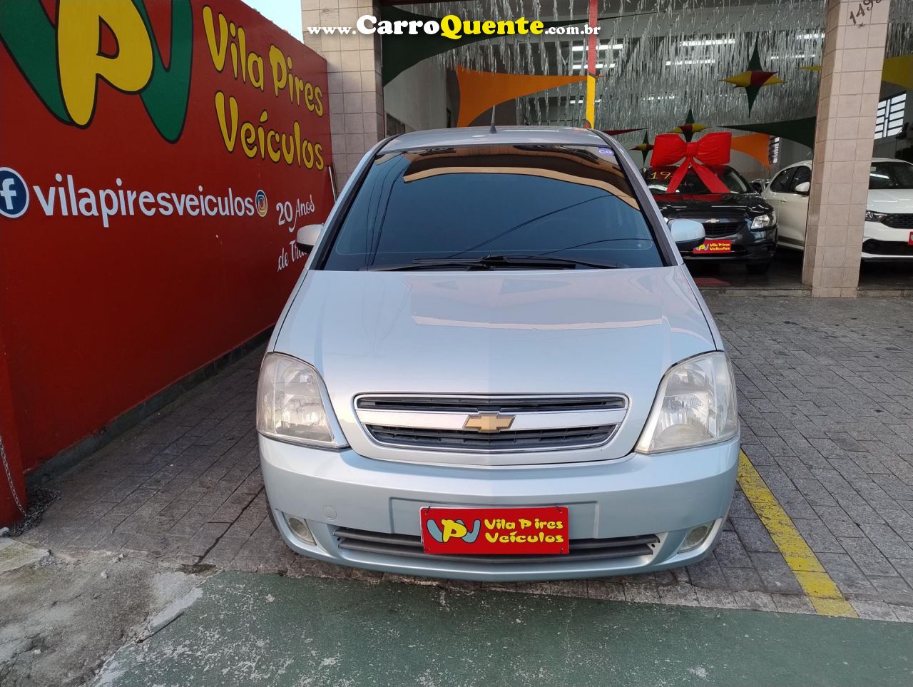 CHEVROLET   MERIVA MAXX 1.4 MPFI 8V ECONOFLEX 5P   PRATA 2012 1.4 GASOLINA - Loja