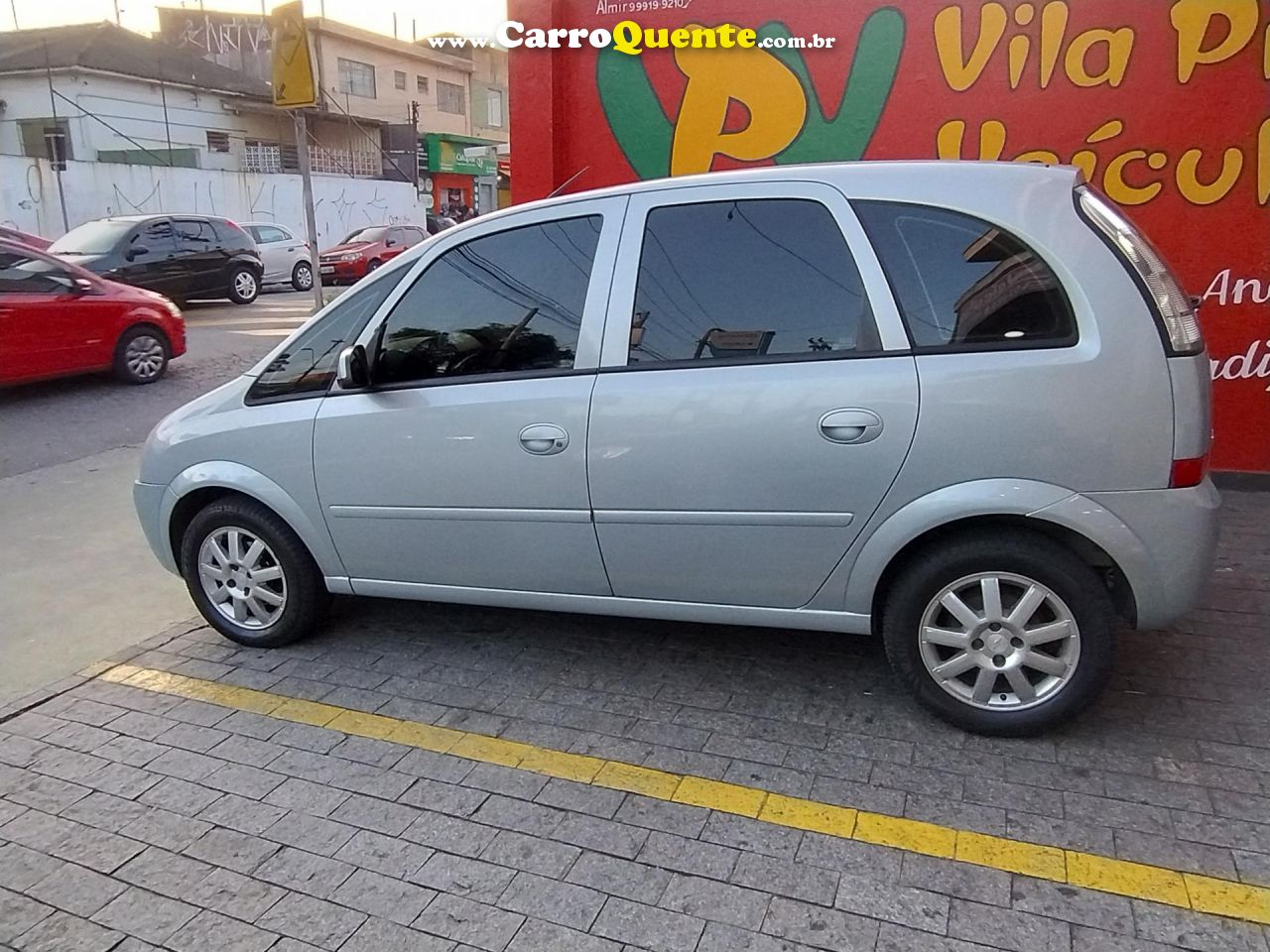 CHEVROLET   MERIVA MAXX 1.4 MPFI 8V ECONOFLEX 5P   PRATA 2012 1.4 GASOLINA - Loja