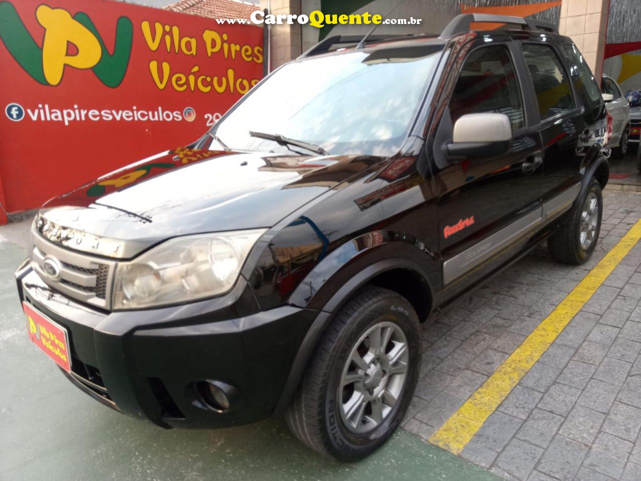 FORD   ECOSPORT FREESTYLE 1.6 16V FLEX 5P   PRETO 2012 1.6 FLEX - Loja