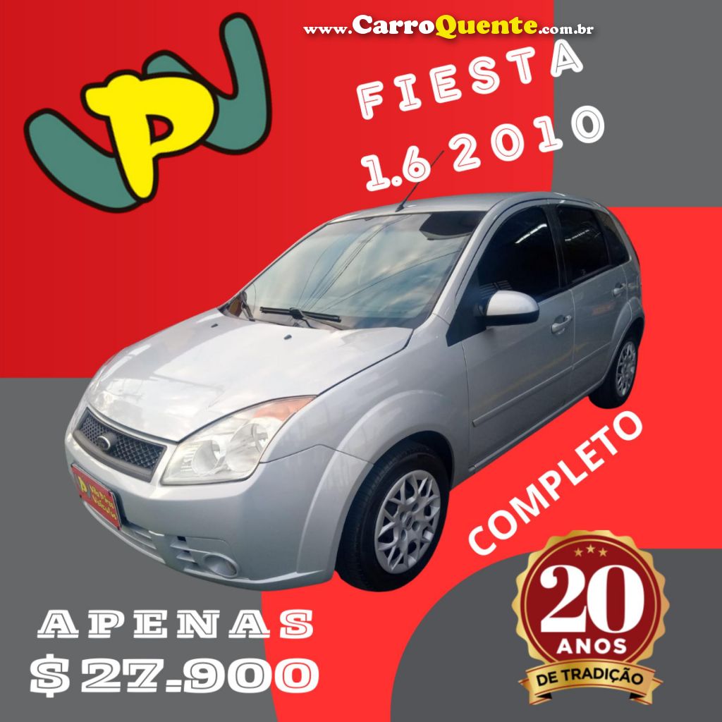 FORD   FIESTA 1.6 8V FLEXCLASS 1.6 8V FLEX 5P   PRATA 2010 1.6 FLEX - Loja