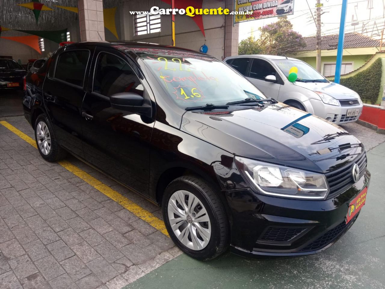 VOLKSWAGEN   VOYAGE 1.6 MSI FLEX 8V 4P   PRETO 2022 1.6 FLEX - Loja