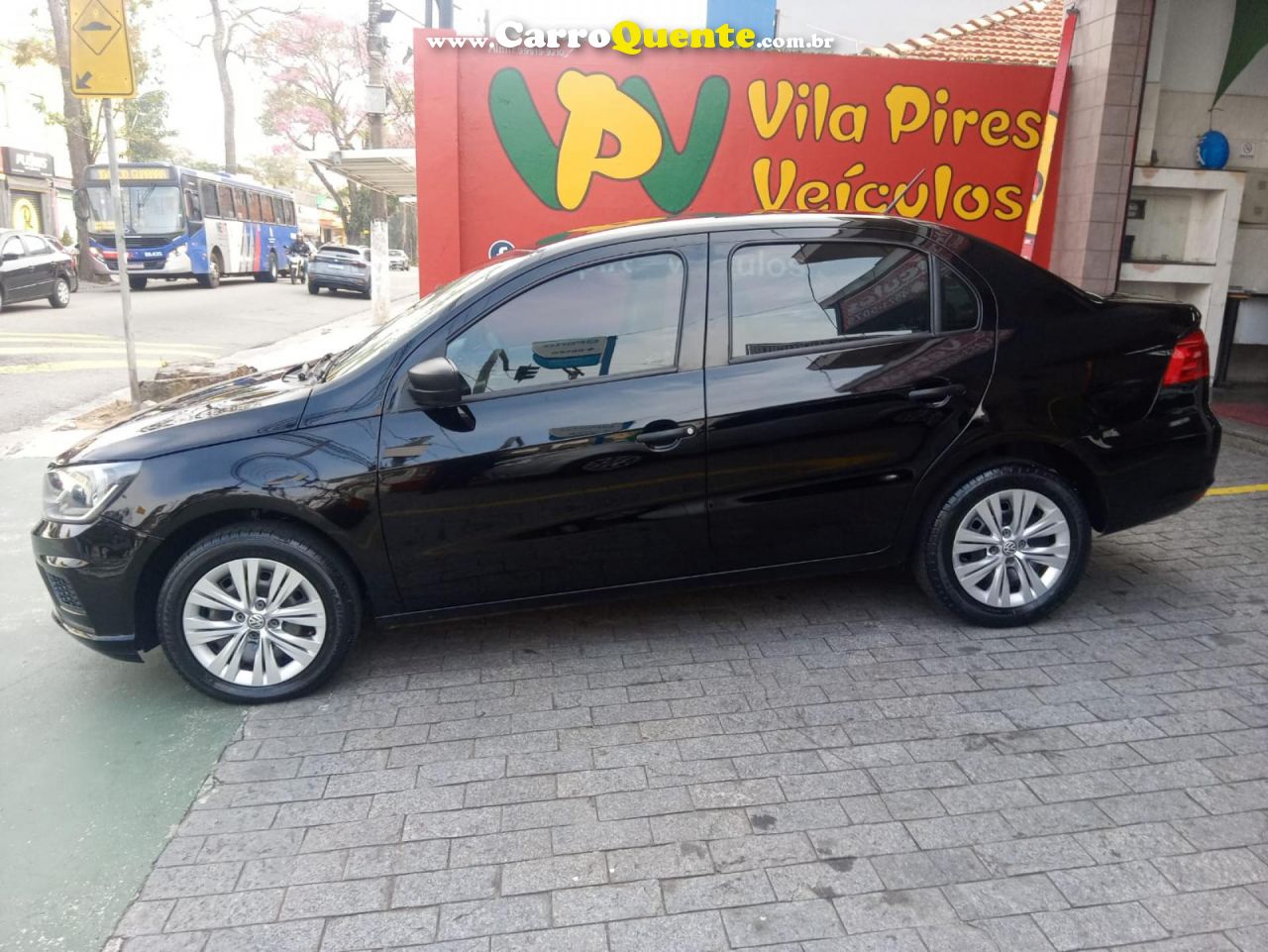 VOLKSWAGEN   VOYAGE 1.6 MSI FLEX 8V 4P   PRETO 2022 1.6 FLEX - Loja