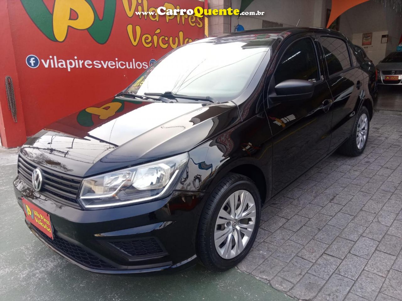 VOLKSWAGEN   VOYAGE 1.6 MSI FLEX 8V 4P   PRETO 2022 1.6 FLEX - Loja