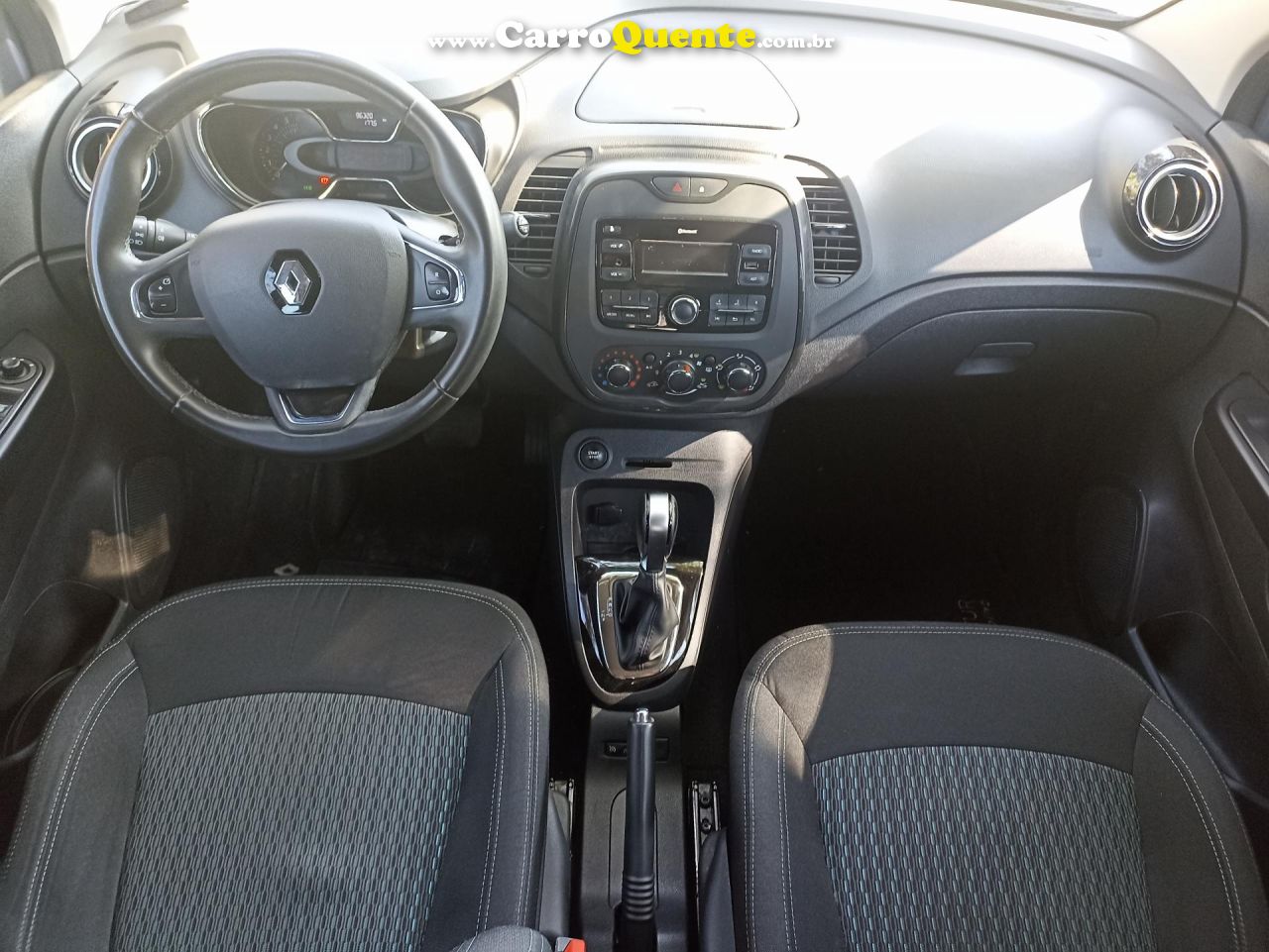 RENAULT   CAPTUR LIFE 1.6 16V FLEX 5P AUT.   CINZA 2018 1.6 FLEX - Loja