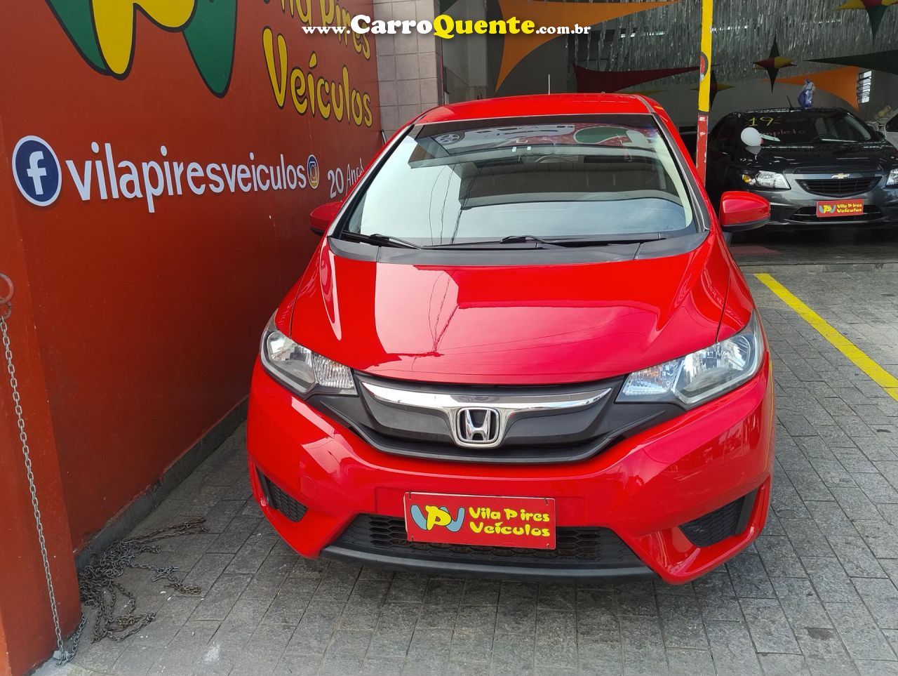 HONDA   FIT LX 1.5 FLEXONE 16V 5P MEC.   VERMELHO 2016 1.5 FLEX - Loja